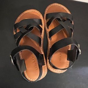 Toddler Black Sandals